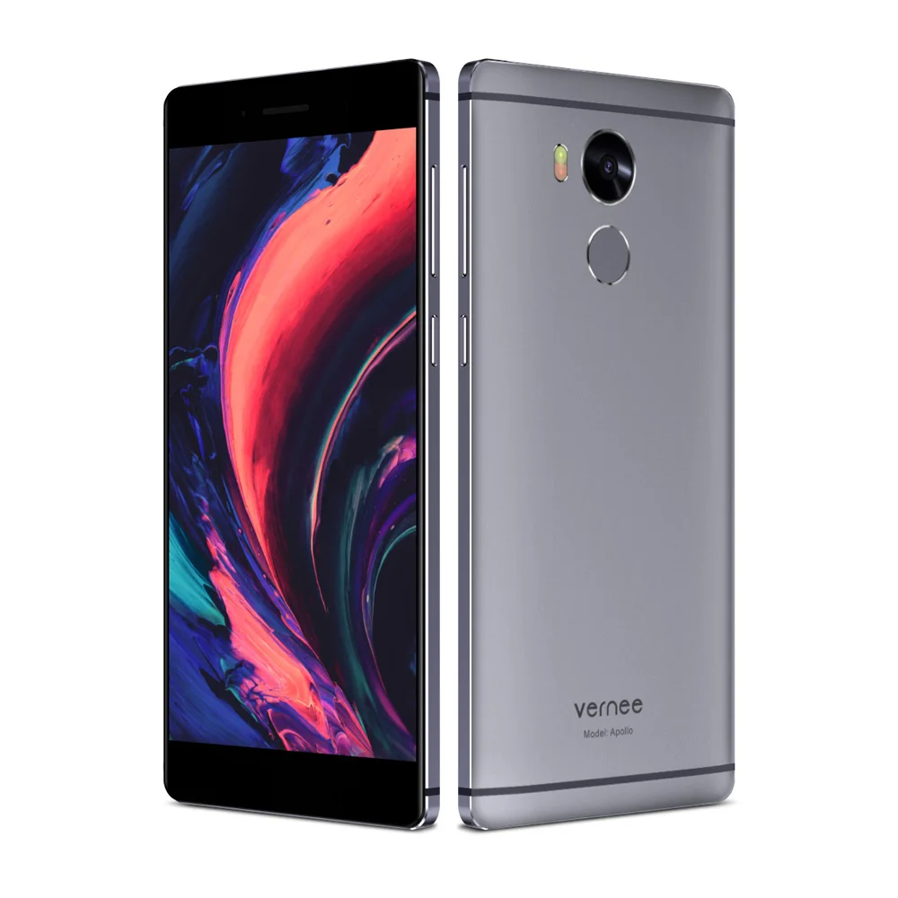 Смартфон vernee Apollo 4G Core Deca 5 дюймов 2560*1440 пикселей 4 Гб оперативной памяти + 64 ГБ rom 8MP