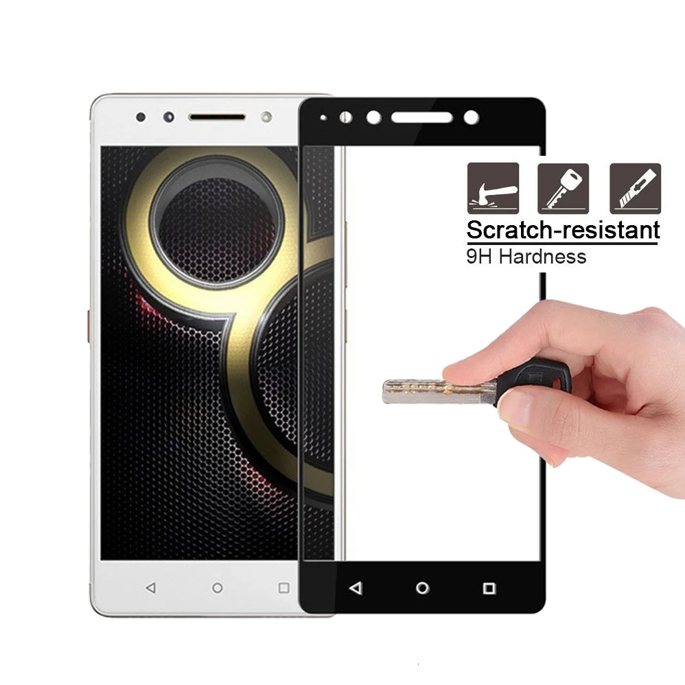 0,3 мм 2.5D шелкография Закаленное стекло пленка для lenovo K8 Note полное покрытие закаленное стекло Защита экрана для lenovo