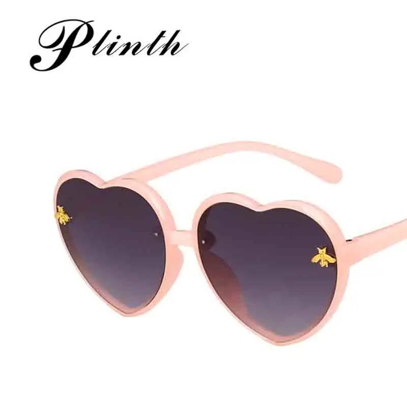 

New Heart Shaped Child Sunglasses High Quality Girls Shading Sun Glasses Fashion Gradient Kids Eyewear UV400 AG11