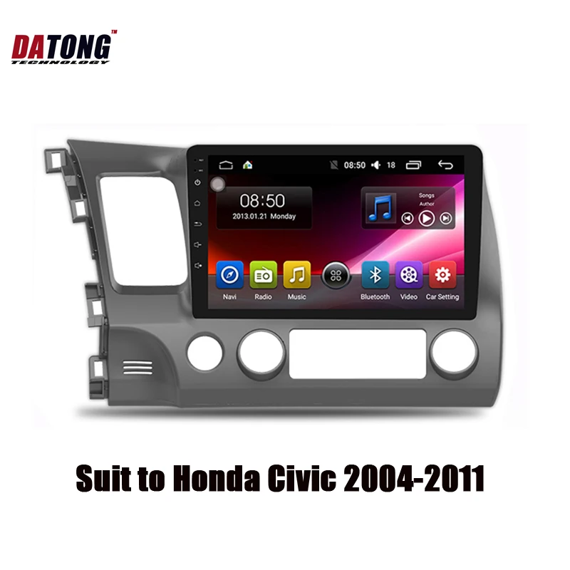 Android авто радио для Honda Civic 2004 2011 8 ядерный Беспроводной Carplay автомобильный Радио