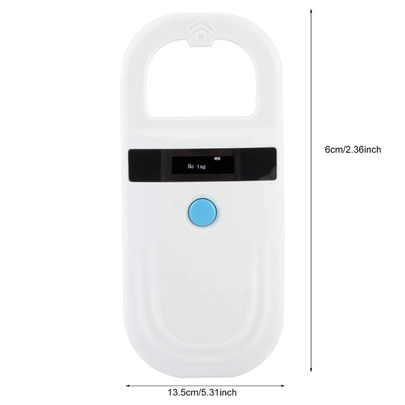 

Pet ID Reader Pets Identification Transponder USB RFID Microchip Handheld Scanner for Dog Cats Horse Low-Frequency Tag