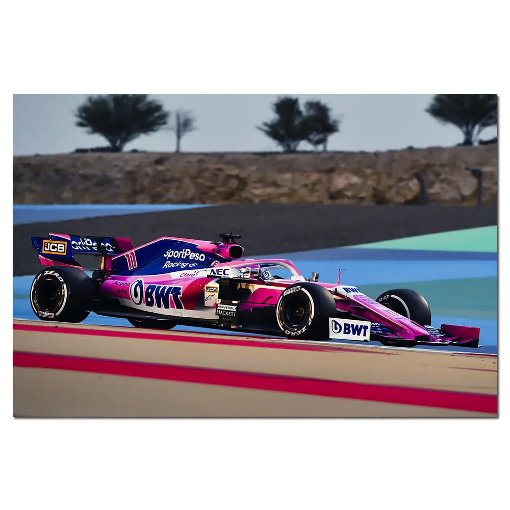 Формула1 Racing Point RP19 обои с гоночным автомобилем декоративные постеры и принты