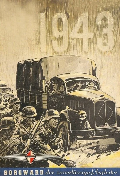 

Borgward German Soldiers 2nd World War 1943 Tin Sign 20 x 30 CM