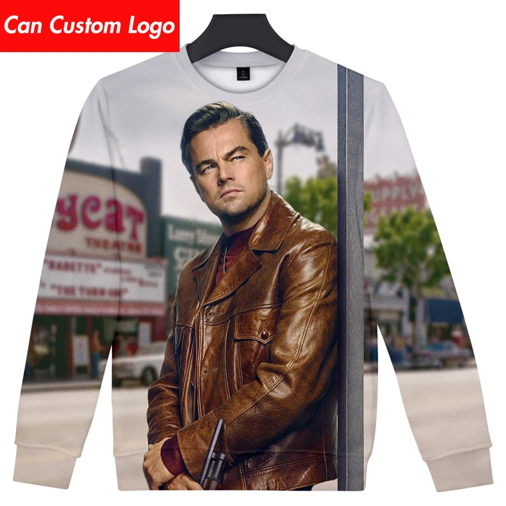 2019 Once Upon A Time In Hollywood Streetwear Hoodies men O-Neck Long Sleeves Cotton Harajuku Sweatshirt Spring Hoody for | Мужская