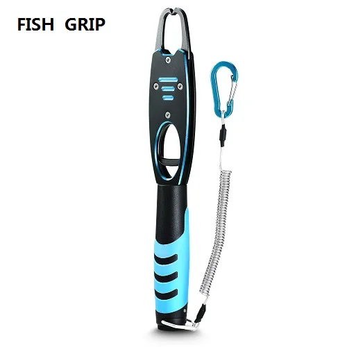 Fish grip Outlife портативный алюминиевый сплав рыболовный захват рыболовные плоскогубцы сплит-кольцо резак с весовой шкалой оболочка выдвижной трос комбо - Цвет: Fish grip