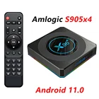 Приставка Смарт-ТВ X96 X4 Amlogic S905X4, Android 11, 4 + 64 ГБ, Wi-Fi