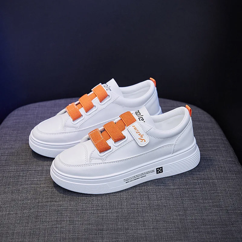 

Velcro woman flats Sneakers woman vulcanize shoes 2021 new comfortable student running shoes female breathable women's shoes SH1