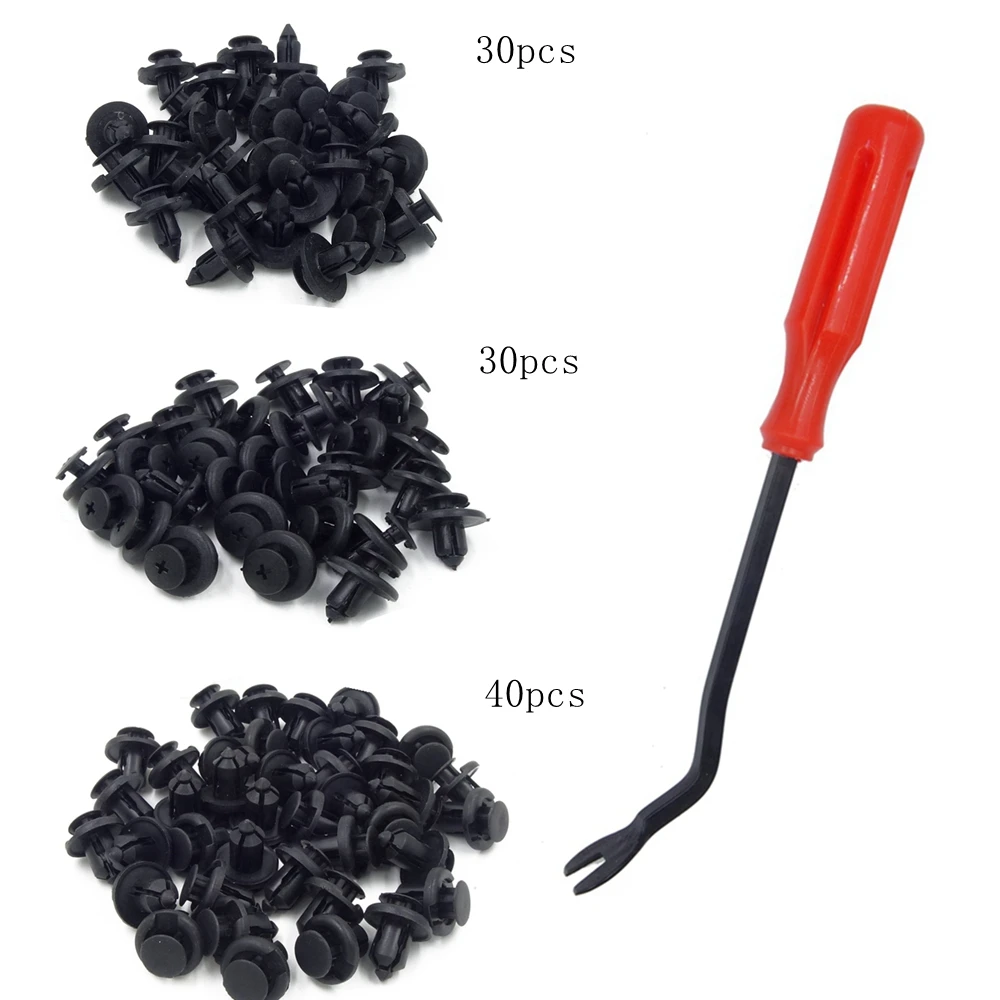 

100 шт., пластиковые заклепки для двери автомобиля