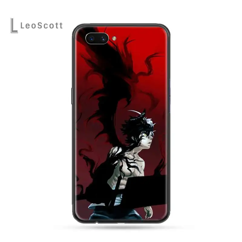

Black Clover cool horror anime Phone Case For OPPO F 1S 7 9 K1 A77 F3 RENO F11 A5 A9 2020 A73S R15 REALME PRO cover