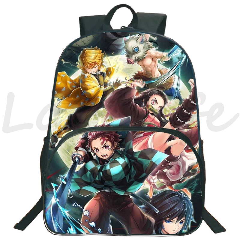 

Demon Slayer Kimetsuno Yaiba Backpack Boys Girls School Bag Hot Anime bag For Children Bookbag Teens Travel Knapsack Mochila