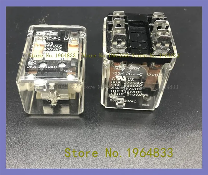 

735H-2C-F-C 12VDC 30A 8