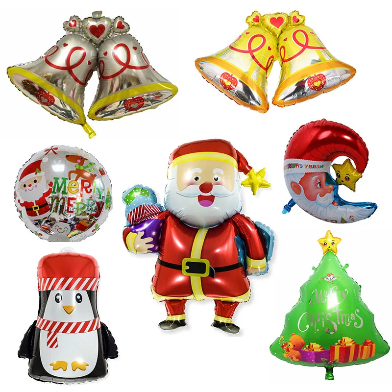 Шары с Рождеством деда мороза фольгированные шары Подарочная коробка
