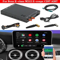 wireless apple carplay for mercedes benz e class w212 e coupe c207 a207 ntg radio screen module decoder box