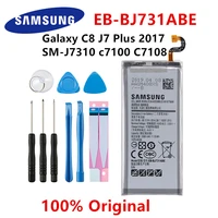 samsung orginal eb bj731abe 3000mah battery for samsung galaxy c8 j7 plus 2017 sm j7310 sm c710f c7100 c7108 batteriestools