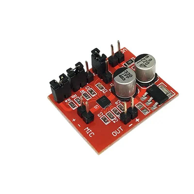 MAX9814 electret микрофонная Плата усилителя с фотографией |