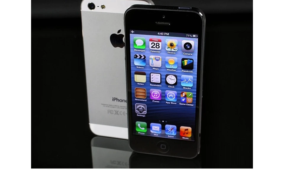 Apple iPhone 5 мобильный телефон 16/32/64GB Встроенная память 4," 8MP WI-FI gps IOS Bluetooth 1,3 ГГц отпечатков пальцев разблокированный сотовый телефон смартфон