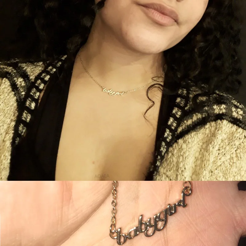 Ожерелье для маленькой девочки ожерелье заказное имя кулон из нержавеющей стали