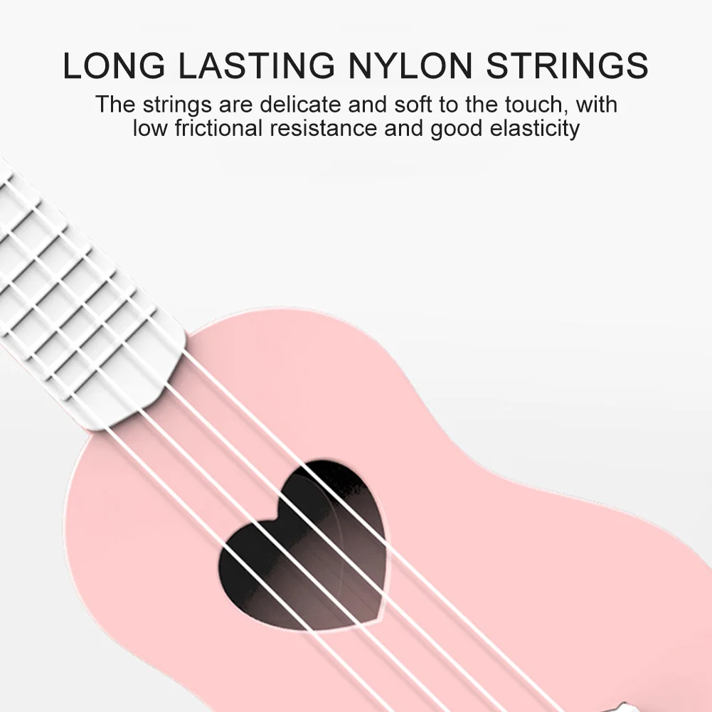 

Toddler Baby Preschool Home Decor Musical Instrument Early Education Kids Gift With 4 Strings Simulation Ukulele Toy Non Toxic
