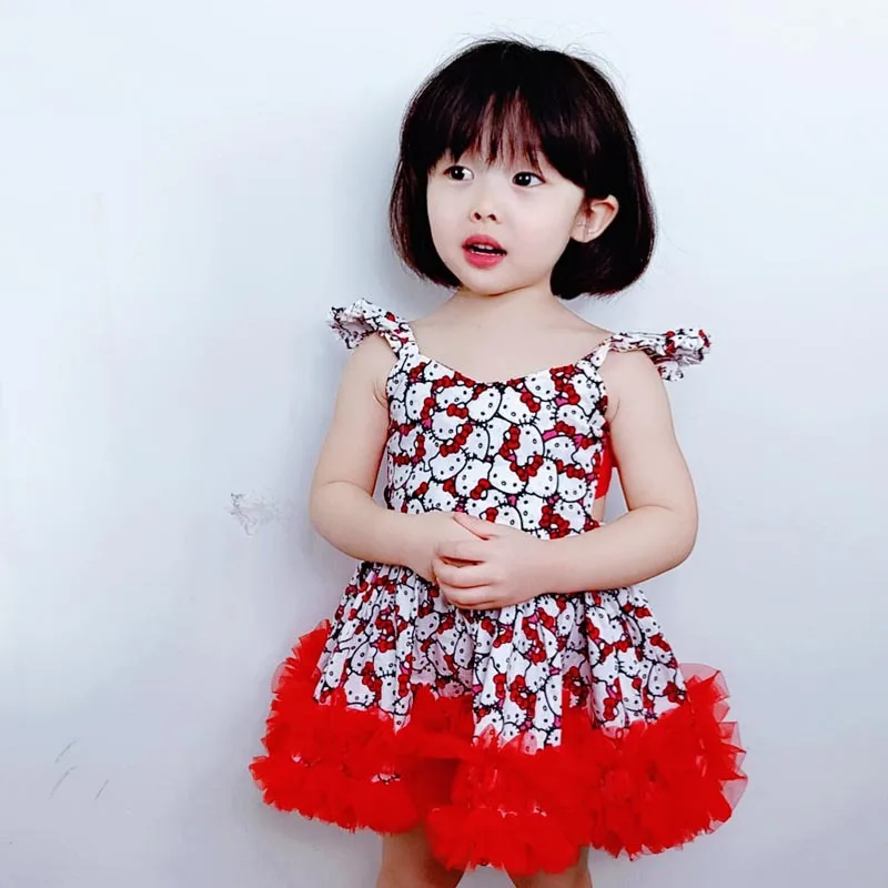 Детское платье Новинка 2019 года Лидер продаж милое хлопковое рождественское