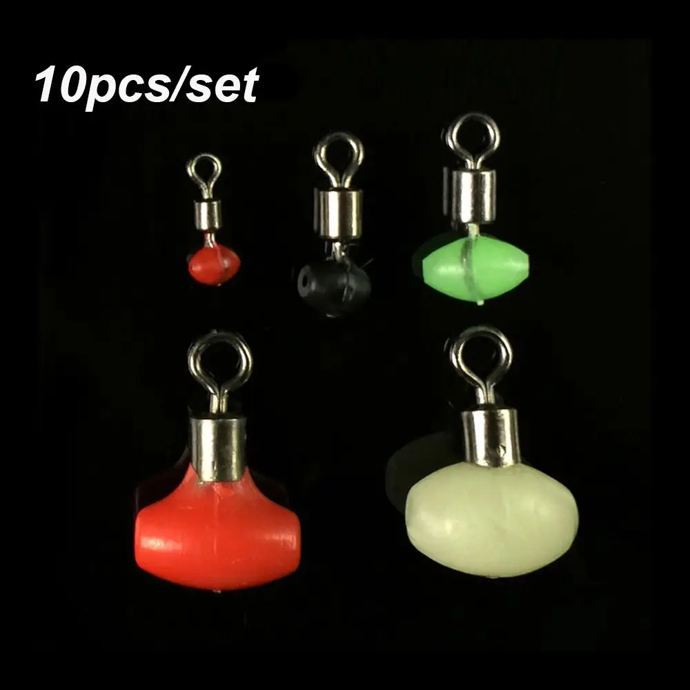 

10pcs/bag New Durable Tackle Accessories Fast Link Fishing Swivels connect Slider Beads Running Ledger Zig Pulley Clip