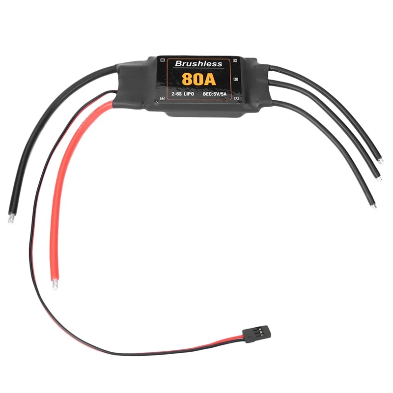 

80A ESC BEC 2-6S Lipo контроллер скорости с UBEC для радиоуправляемых самолетов вертолетов