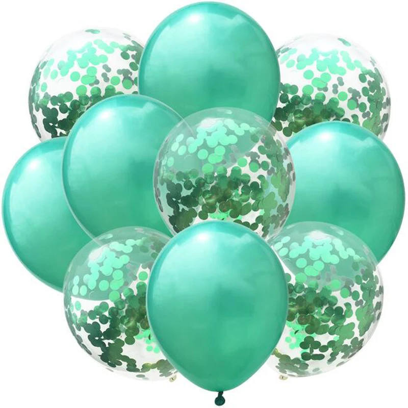 

40 pulgadas verde ero globos de papel de aluminio 0 1 2 3 4 5 6 7 8 9 helio Globo Verde Feliz