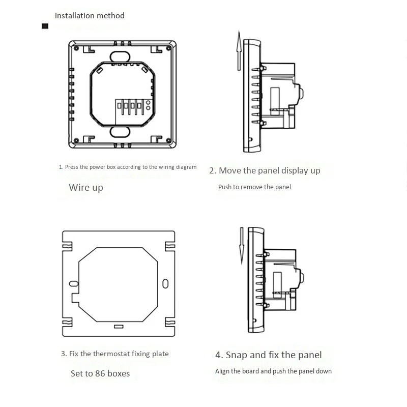 

ME88H Smart WiFi Thermostat Temperature Controller for Electric Floor Heating Gas Boiler