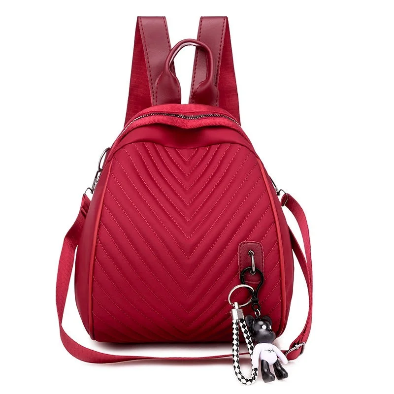 

Повседневный Рюкзак из ткани «Оксфорд» для женщин, дорожные водонепроницаемые нейлоновые школьные ранцы для девочек-подростков, модная су...