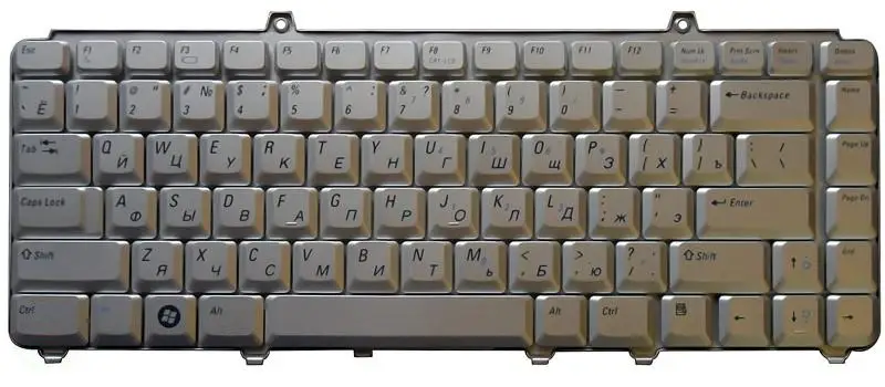 Клавиатура для Dell Inspiron 1420 1520 1521 1525 1526 1540 1545 Vostro 1400 1500 XPS M1330 M1530 series Русская