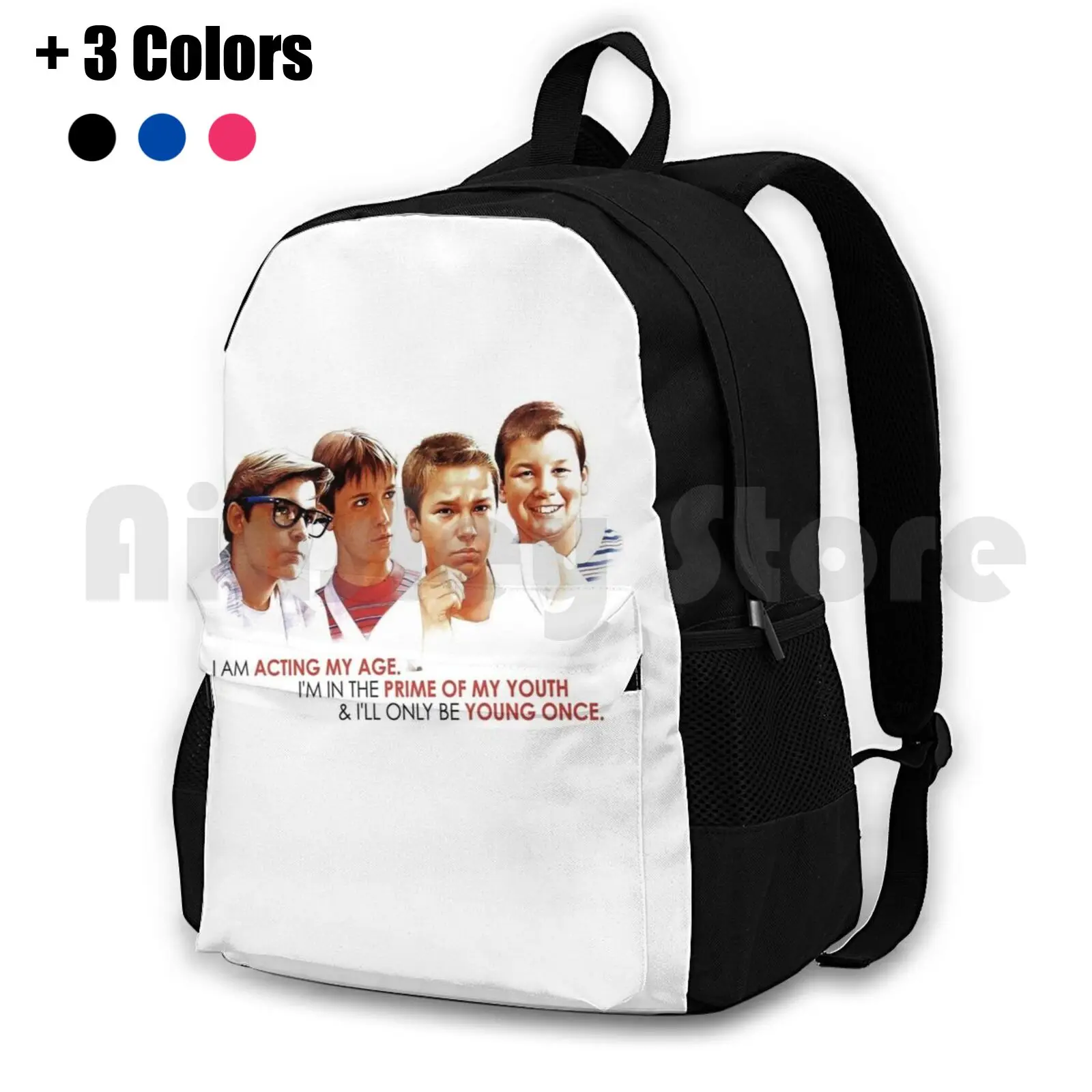 

Stand By Me Outdoor Hiking Backpack Waterproof Camping Travel Stand By Me 80S Movies Young For Ever Film
