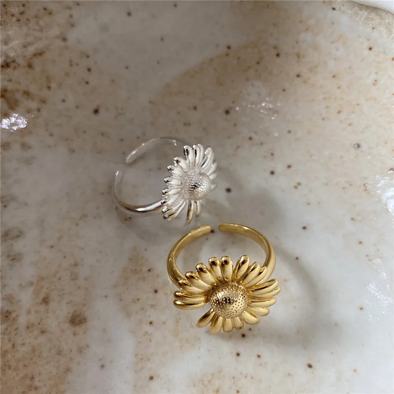 RUIYI реальные 925 стерлингового серебра свежий Дейзи влюбленные пары шикарные