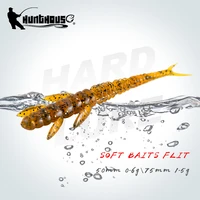 hunthouse worms for fishing soft lures flit fishing lure 50mm 75mm bottom bouncing twitching soft bait special smell flexible b