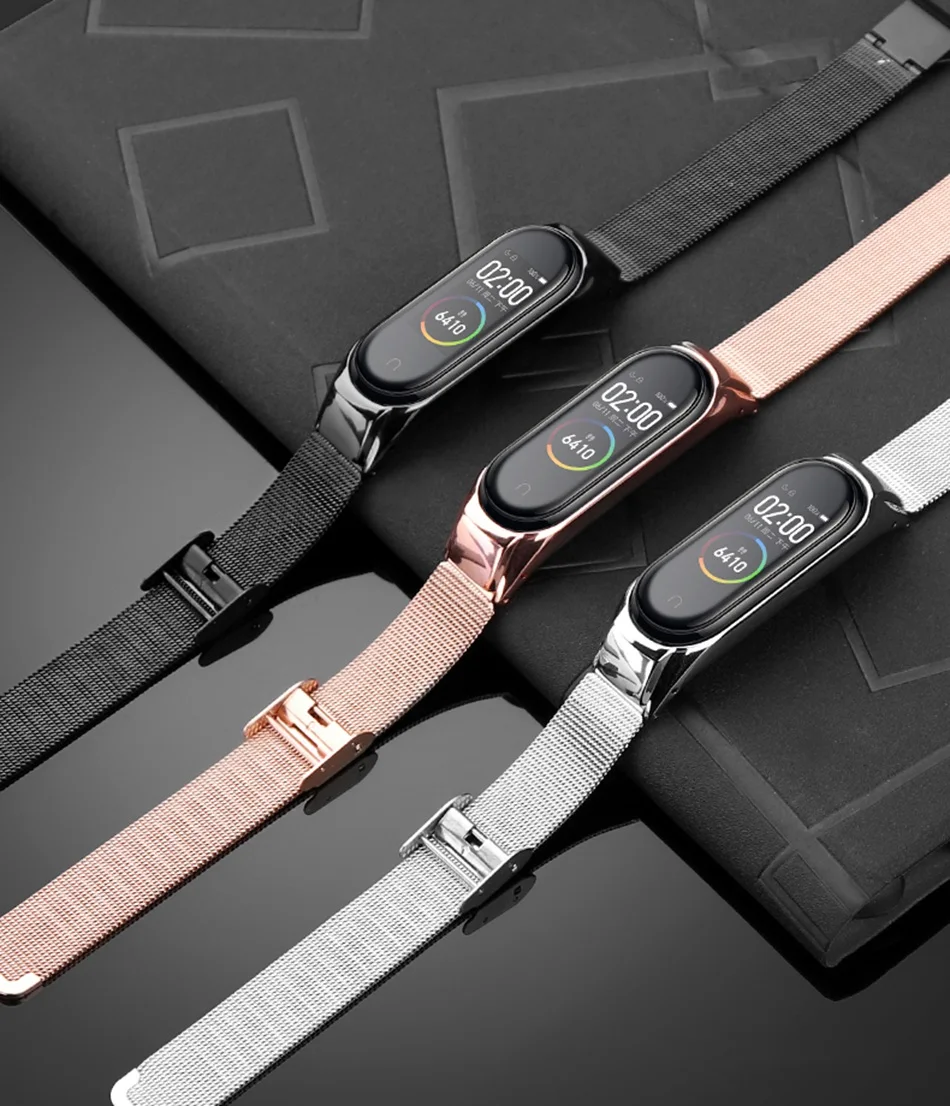 Протектор/браслет mi band 3 4 ремешок для Xiaomi mi band 4 3 ремешок/браслет для mi Band 4 3 ремешок металлические ремни из нержавеющей стали