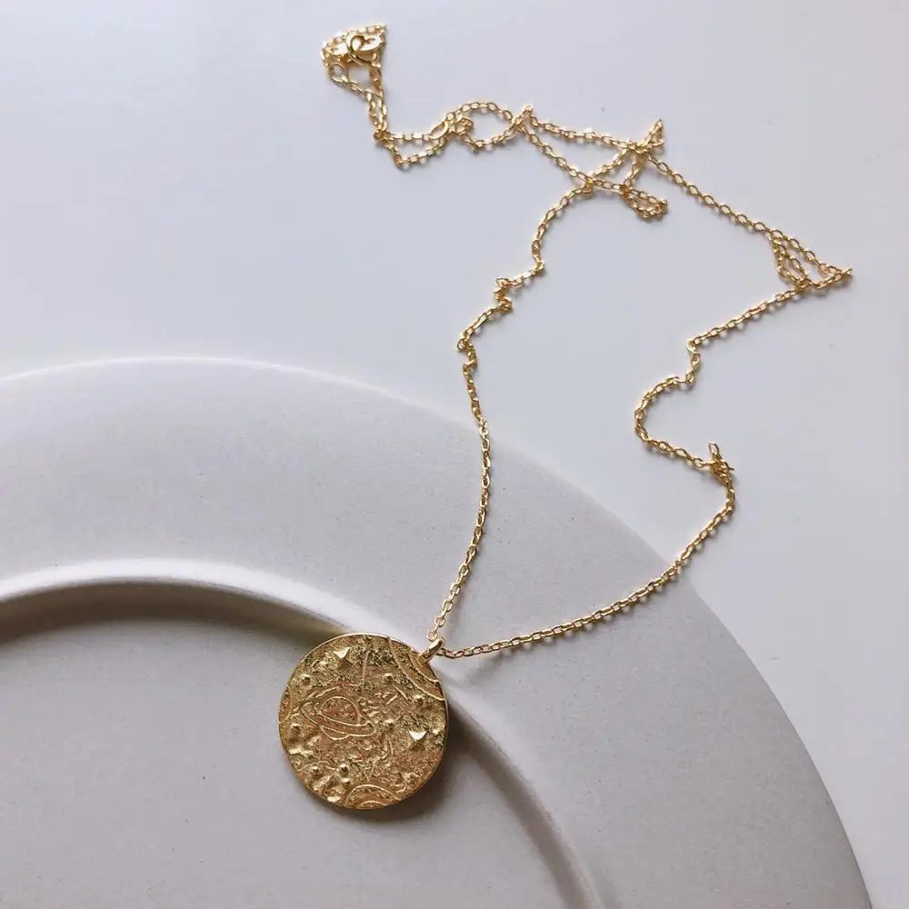 Женское колье-чокер с амайиллисом из стерлингового серебра 925 пробы подвеской в