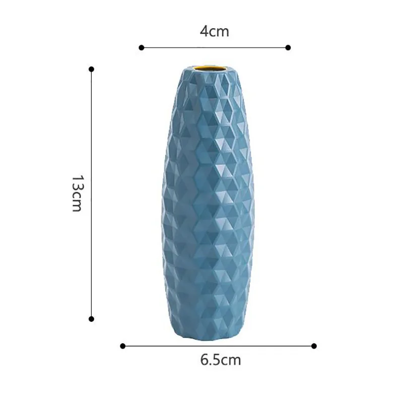Ваза европейского стиля антикерамическая пластиковая ваза для украшения дома