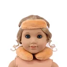 Кукла милый медведь, маска для защиты шеи, подходит для американской куклы 18 дюймов 43 см, аксессуары для одежды, игрушки для девочек, подарок на день рождения