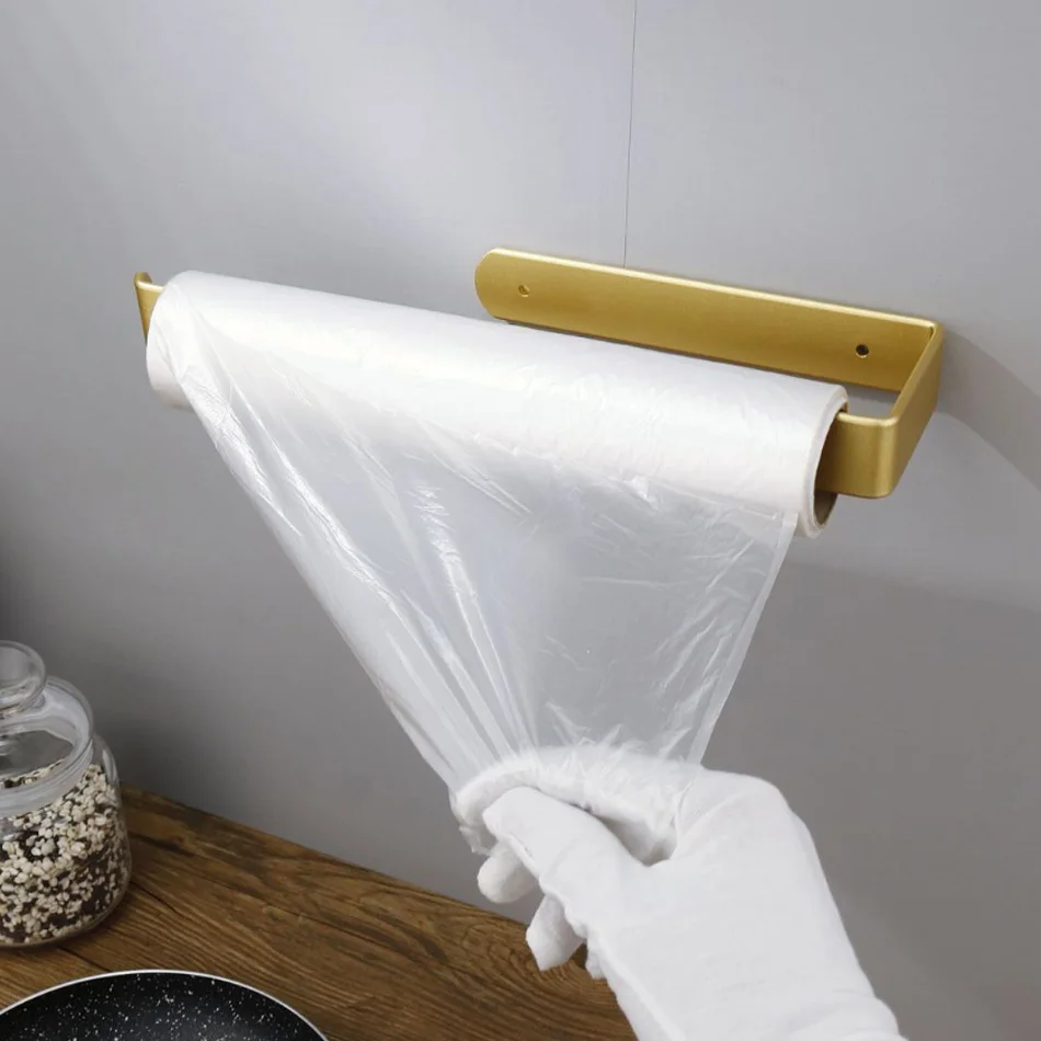 Держатель для рулона туалетной бумаги золотого цвета |