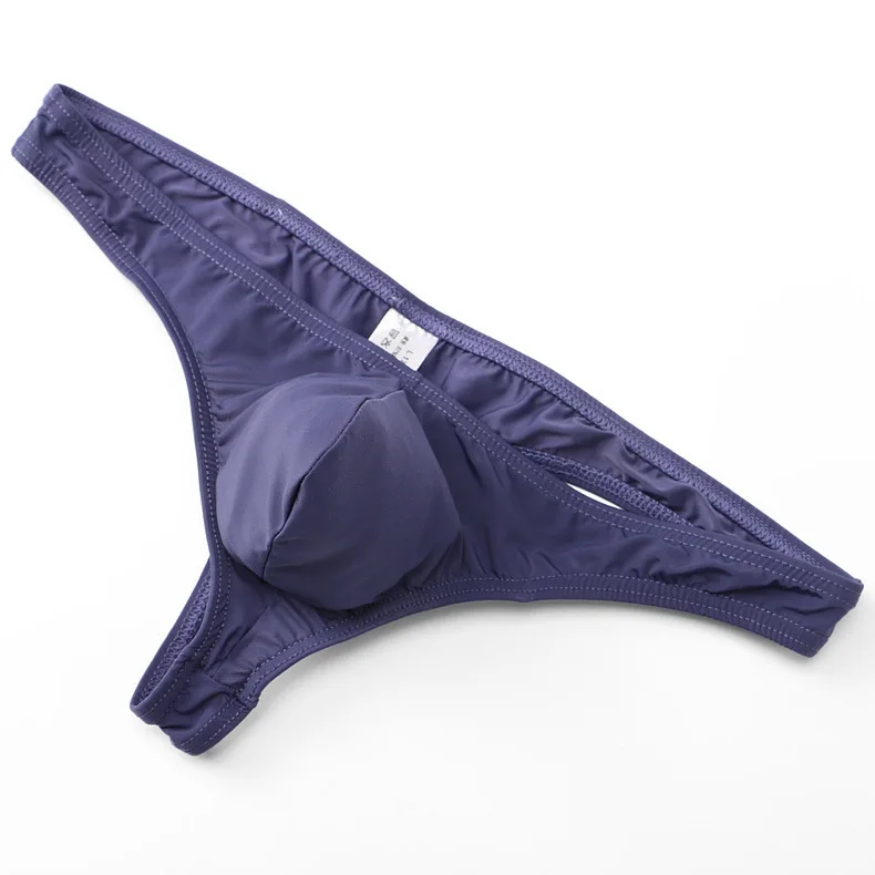 

2021 Hot Selling Men's Thongs High-Quality Underwear Underpants Solid Color Breathable Comfortable Male Homme T-Pants G-strings