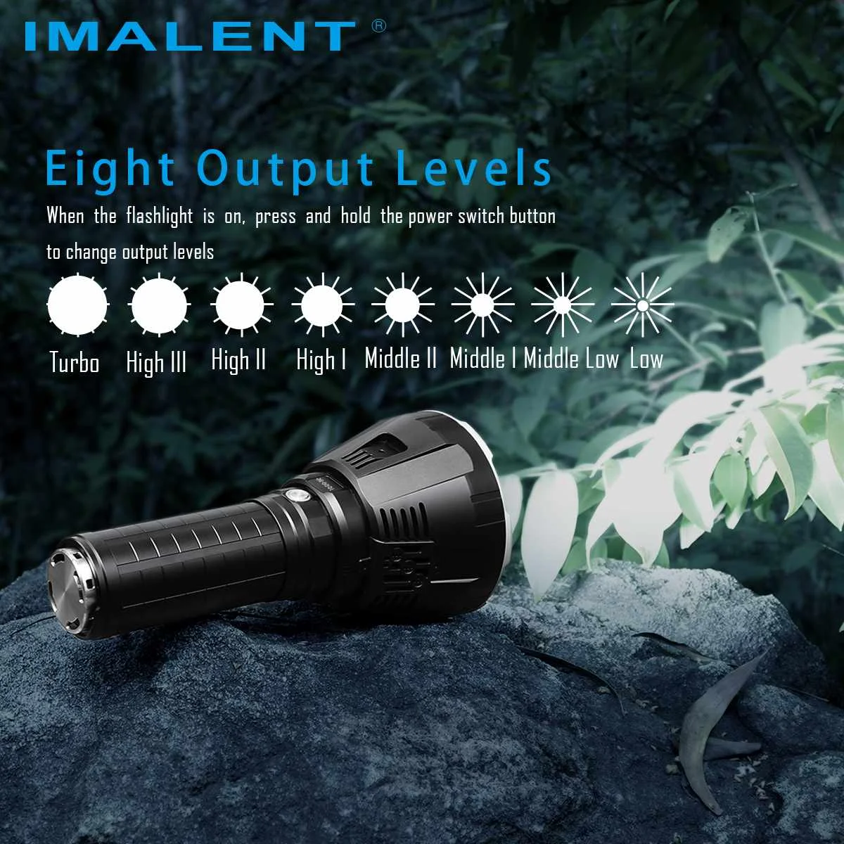IMALENT R90TS 18x XHP35 HI 36000 люменов 1750 метров светодиодный светильник-вспышка наружный поисковый светильник для кемпинга охотничий фонарь Портативный