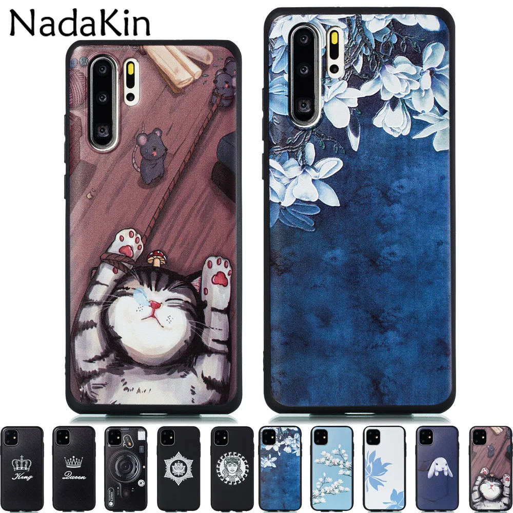 Роскошный окрашенный задний плотный чехол для huawei P20 P30 Lite 2019 mate 20 Pro P Smart Z Y9 Prime Nova 5i