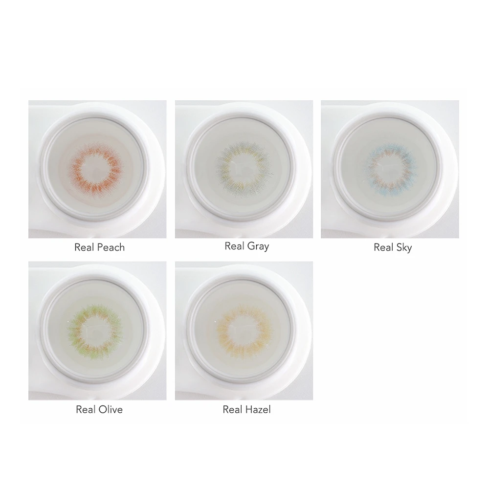 Цветные контактные линзы FreshGo испанского цвета для глаз с естественным эффектом