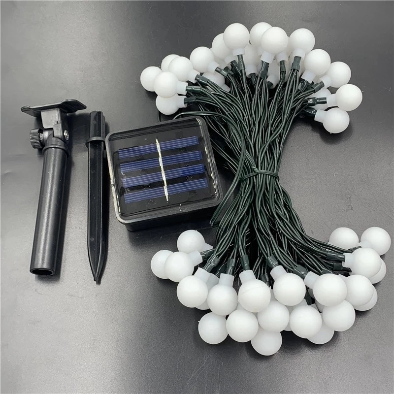 

100LED Solar String Flowers Fairy Lights 10m 20m Waterproof Outdoor Solar String Lights Decorated Garden Christmas Holiday light
