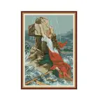 Спасательные китайские наборы для вышивки крестиком 14ct 11ct печатные наборы для вышивки крестиком для рукоделия DMC DIY рукоделие Наборы