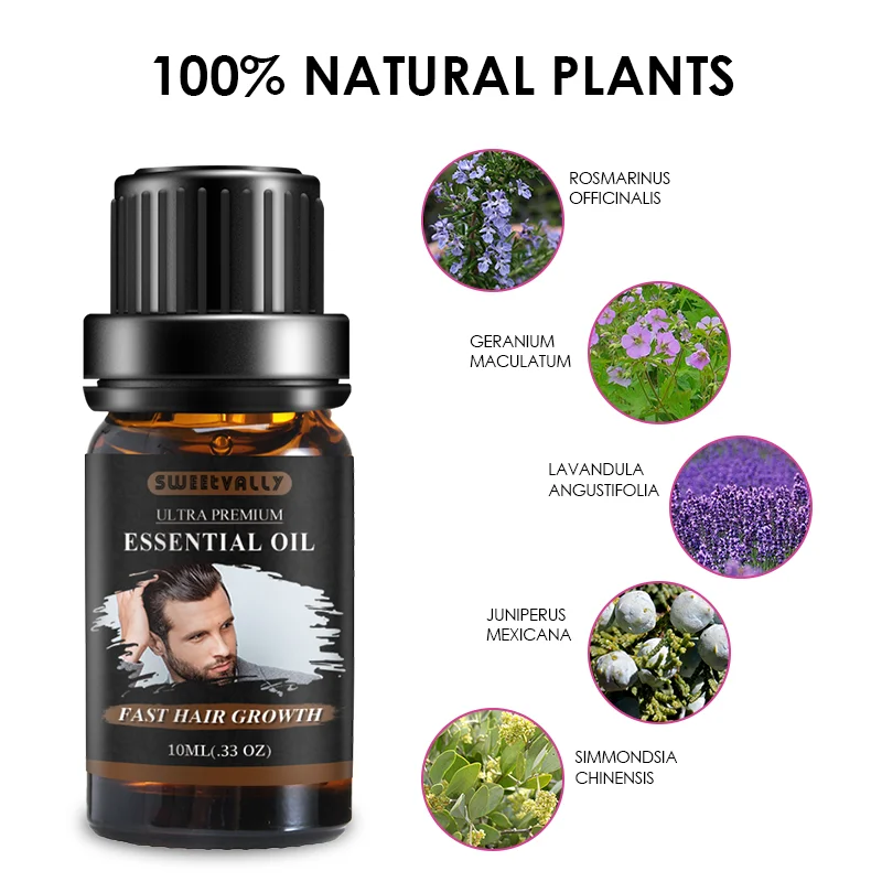 1 шт. эфирное масло для роста волос Натуральное предотвращения старения кожи