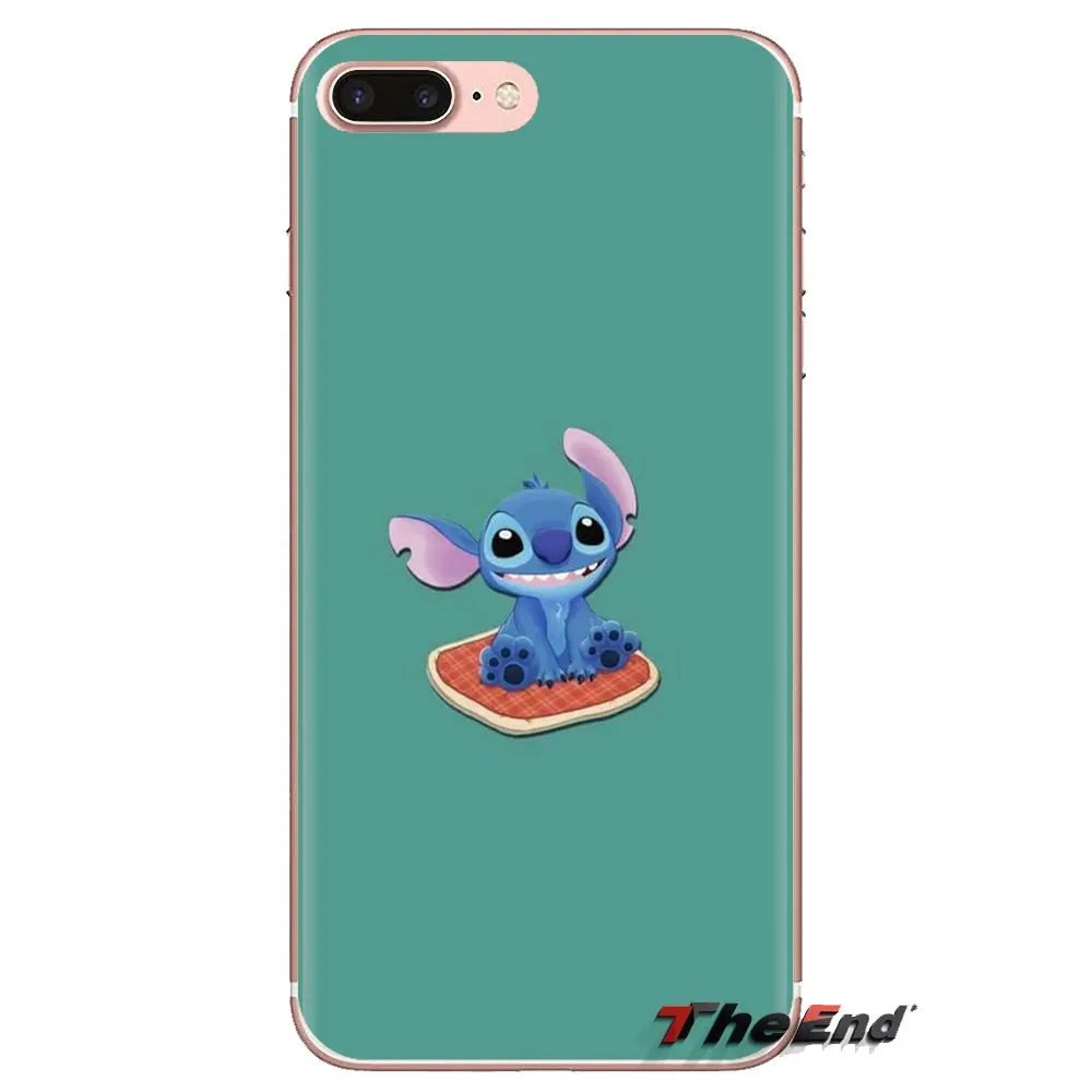 Мультфильм милый Стич стежка прозрачная задняя крышка из ТПУ чехлы для Samsung Galaxy J1