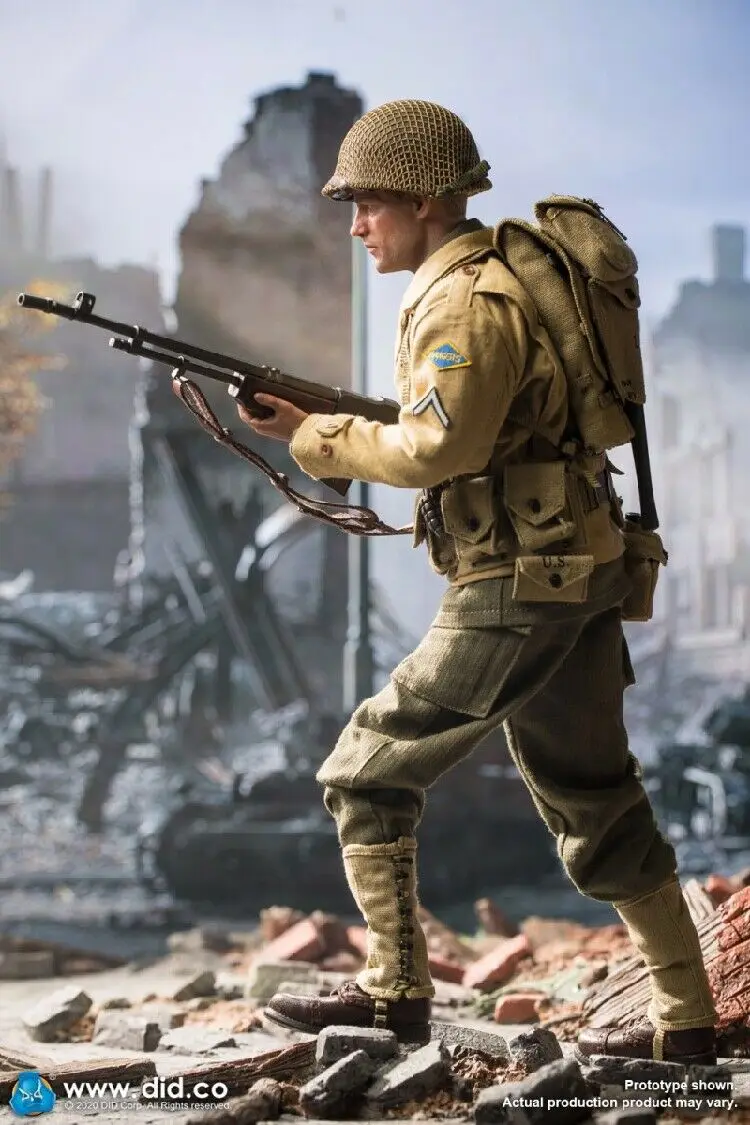 

1:6 Scale DID A80141 WWII US Rangers 12" Collectible Figure Model Toy
