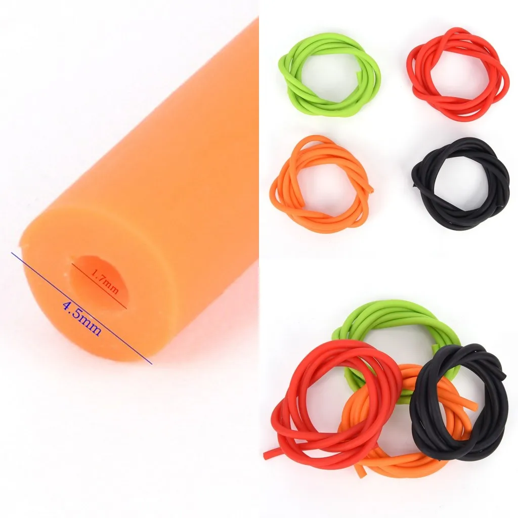 

New Natural Latex Slingshots Rubber Tube 1M for Outdoor Hunting Shooting High Elastic Tubing Band Tactical Catapult Bow