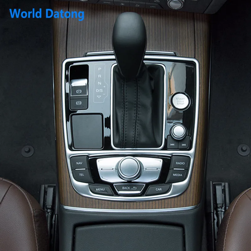 Внутренняя Панель переключения передач из нержавеющей стали Рамка держатель