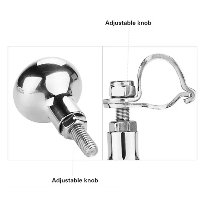 

Universal Marine Steering Wheel Grip Knob Stainless Steel Yacht Handle Ball Assisted Steering Wheel Grip Knob Turning Helper