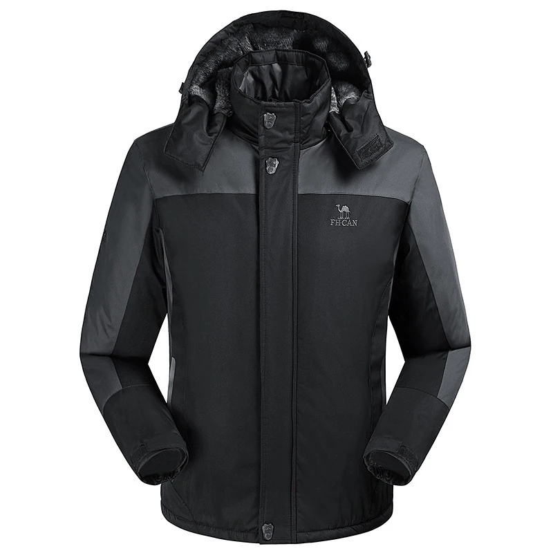 Winter Fleece Military Hiking Jackets Men Windproof Waterproof Outdoor Warm Rain Coat Male Hiking Camping Trekking Skiing Jacket
